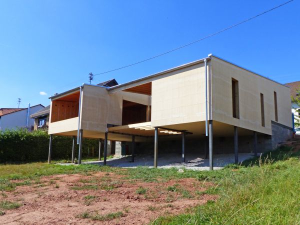 Einfamilienhaus in Holzbauweise